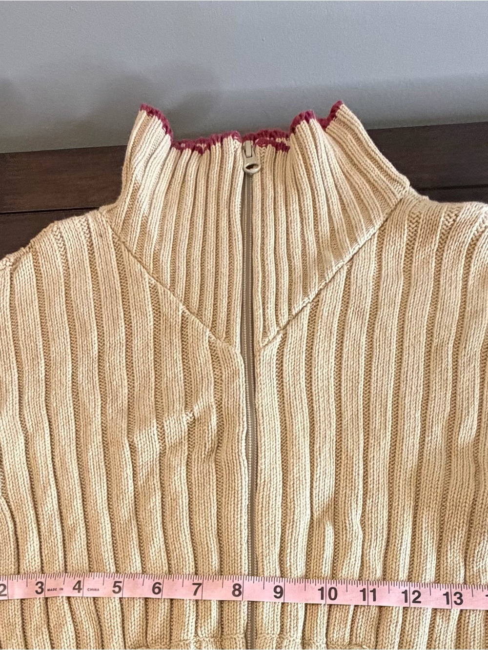 Jacadi Cream Ribbed Zip Jacket - Picture 5 of 10